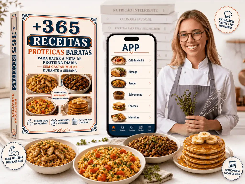 +365 Receitas Proteicas Baratas