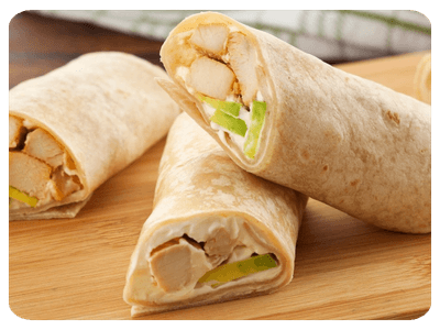 WRAP DE FRANGO PROTEICO